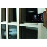 BOSCH GLM400C Blaze Medida láser conectada al aire última intervensión con visor, incluye 3 baterías AA, correa de mano y bolsa