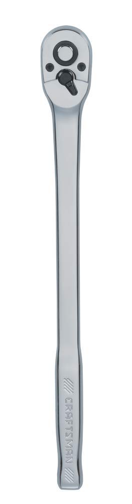 ▶ CRAFTSMAN Carraca, mango largo con cabeza de pera, SAE, 72 dientes, 3/8 pulgadas