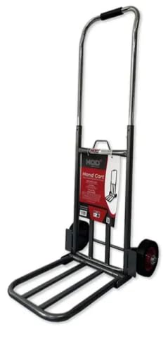 Carretilla de Carga Plegable, Capacidad 70 kg, Base de Acero, 108 cm de Alto, 45 cm de Ancho