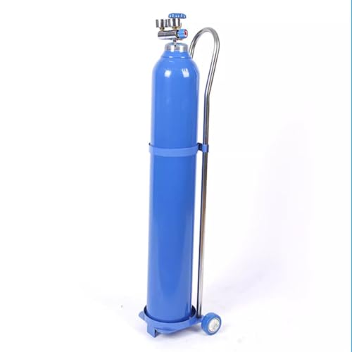 Carretilla para Tanques De Propano De 10, 15 Y 20 litros, Carretilla De Acero Inoxidable con Ruedas para Cilindros De Gas, Carretilla Ligera,10l