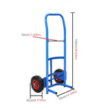 Carretilla De Mano Industrial De Un Solo Cilindro Con Ruedas, Soporte De Acero Para Tanque De Propano, Carrito De Transporte Portátil Para Cilindros De Acetileno Para Uso