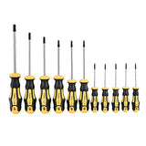 Gunpla Juego de 11 Piezas Destornilladores de Precisión Torx T6-T40 Puntas Magnéticos Desamador Profesional para Reparación de SmartPhone PC Juetes Reloj Electrónicos