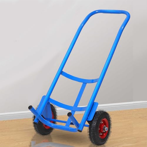 Carretilla De Mano Industrial De Un Solo Cilindro Con Ruedas, Soporte De Acero Para Tanque De Propano, Carrito De Transporte Portátil Para Cilindros De Acetileno Para Uso