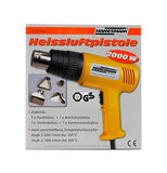 ▶ Soplador de aire caliente (2000 W, 4 piezas, 230 V, 50 Hz)