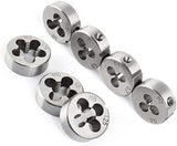 ▶ Juego de 20 Piezas de Terrajas y Machos Métricos M3-M12 Herramientas para Roscar Juego de Machuelos y Tarrajas