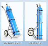 Carretilla portacilindros de Gas, Carretilla para Cilindros de propano con Asas y eslabones de Cadena, Carretilla para Transportar Cilindros de Gas.