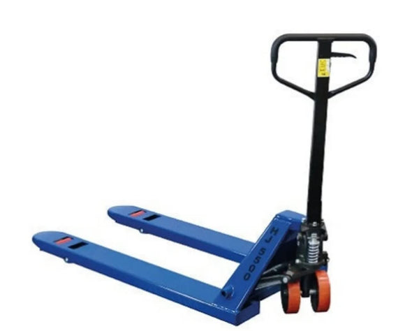 ▶ Total Source | Patín Hidráulico Traspaleta de 2.5 toneladas | Uso rudo | Bomba Hidráulica | Ruedas de poliuretano | 27x48