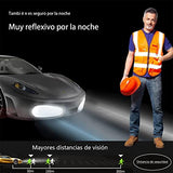 ZIRONG Chaleco de Seguridad Industrial, 3 Pcs Chaleco Reflejantes de Seguridad con 4 Bolsillos, ANSI/ISEA Alta Visibilidad Clase, Apto para Mujeres y Hombres Trabajo Ejecutivo, Correr, Bicicleta
