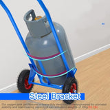 Carretilla De Mano Industrial De Un Solo Cilindro Con Ruedas, Soporte De Acero Para Tanque De Propano, Carrito De Transporte Portátil Para Cilindros De Acetileno Para Uso