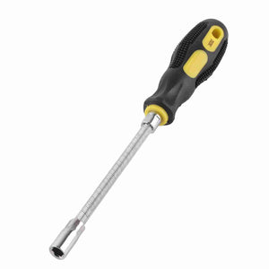 Destornillador de Tuerca Flexible de Varilla Suave Elástica de Aro de 7mm, Destornillador de Manga, Herramienta de Reparación de Desmontaje de Casquillo de Destornillador Flexible