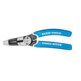 Klein Tools - Pelacables/cortador/crimpadora herramienta para cortar, pelar, prensar, torcer (8-18 AWG sólido, 10-20 AWG trenzado)