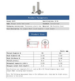 moopw Cabeza plana Pernos Allen - M3 M4 Avellanado Tornillo Allen 304 Acero inoxidable Copa plana Tornillo cabeza hexagonal Tornillos para metales
