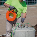 ▶ KLEIN TOOLS Guía jalacables de acero + carcasa optimizada para menor fricción | Mango de agarre firme | Guia para cable electrico|Guia jalacables|Marcado con láser para precisión KLEIN TOOLS