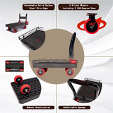 Carretilla Camiones De Plataforma For Trabajo Pesado, Carros De Plataforma, Carritos De Empuje Carrito Plegable con Ruedas