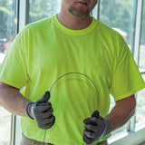 ▶ KLEIN TOOLS Guía jalacables de acero con carcasa optimizada para menor fricción |Mango de agarre firme|Guia para cable electrico|Guia jalacables|0.3 cm × 15 m| Marcado con láser para precisión KLEIN TOOLS