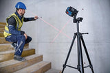 BOSCH GLL50-20 Láser de línea cruzada autonivelante de 50 pies, incluye soporte magnético integrado y 2 baterías AA