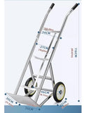 Carretilla portacilindros de Gas, Carretilla para Cilindros de propano con Asas y eslabones de Cadena, Carretilla para Transportar Cilindros de Gas.