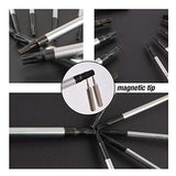 Gunpla Juego de 11 Piezas Destornilladores de Precisión Torx T6-T40 Puntas Magnéticos Desamador Profesional para Reparación de SmartPhone PC Juetes Reloj Electrónicos