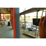 BOSCH GLM400C Blaze Medida láser conectada al aire última intervensión con visor, incluye 3 baterías AA, correa de mano y bolsa