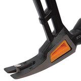 ▶ Fiskars 750241-1001 IsoCore 22 oz Milled-face Framing Hammer, 16"