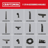 ▶CRAFTSMAN Aspiradora de Pared húmeda/Seca, montada en la Pared con Accesorios Craftsman  5 galones 5.0 Pico HP