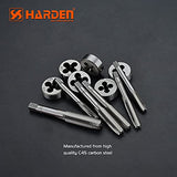 ▶Roscador de tubos Juego de 20 piezas de llave y troquel métrico, enhebrador de tuberías, llave cónica, troqueles de acero al carbono C45 de alta calidad, roscas cortadas en acero, aluminio, latón