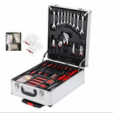 ▶ MALETIN CON RUEDAS  799 piezas robusto juego de herramientas con ruedas de aluminio, kit de herramientas para el hogar general, conjunto de herramientas de reparación automática caja de herramientas y ruedas