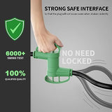 ▶ Cable de extensión RV/EV de 50 amperios para exteriores con mango de agarre, cable de alimentación flexible resistente calibre 6/3+8/1 STW de 4 puntas RV impermeable, NEMA 14-50P a 14-50R,