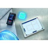 BOSCH GLM400C Blaze Medida láser conectada al aire última intervensión con visor, incluye 3 baterías AA, correa de mano y bolsa