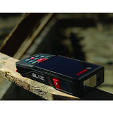 BOSCH GLM400C Blaze Medida láser conectada al aire última intervensión con visor, incluye 3 baterías AA, correa de mano y bolsa