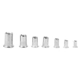 160 piezas M3 M4 M5 M6 M8 M10 Juego de surtido de tuercas de remache de acero inoxidable, kit de surtido de tuercas de inserción de remache roscado