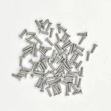 🔩 50 tornillos de cabeza plana #4-40 x 1/4 tornillos avellanados, llave Allen de acero inoxidable 18-8 (304), acabado brillante, 50 piezas