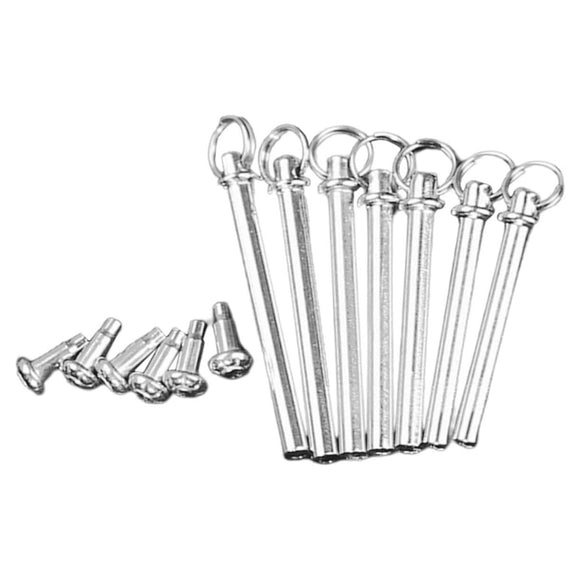 🔩 Levemolo 7Juegos Kit de Reparación de Remaches y Tuercas para Ejes de Ventiladores de Mano Plegables de Sujetadores de Eje Sólido para Abanicos Manuales y Accesorios de Ventilador