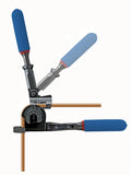 ▶ Dobladora de tubo de triple cabeza de 180 grados con mango de indexación Roto-Lok, 3/16", 1/4", 5/16" y 3/8"