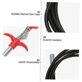 ▶ Herramienta De Limpieza De Drenaje Flexible De Gancho Multifuncional Para Desatascar Tuberías y Captar Obstrucciones Cocinas y Baños