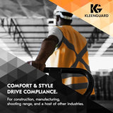 ▶ Anteojos de seguridad, con revestimiento antirreflejo, lentes transparentes, marco negro, unisex para hombres y mujeres (cantidad 12) KleenGuard™ V30 Maverick™ -