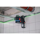 BOSCH GLL330-80CGN - Láser de nivelación y alineación de tres planos conectado, 18 V, 360º