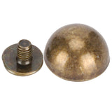 🔩 30 Juegos de Pies de Bolso, Cabeza de Clavo, Remaches Redondos de Metal, Tornillo de Hongo para Bolso Artesanal de Cuero, Decoración de Zapatos