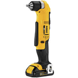 Kit de taladro/atornillador inalámbrico de ángulo recto DEWALT 20V MAX