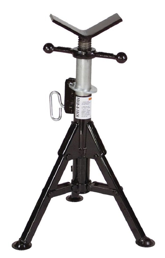 Sumner Manufacturing 781310 ST-981 Lo Fold-A- Jack, Cabeza Vee, Altura Ajustable de 21 a 36 Pulgadas, Capacidad de 2.5 Libras