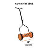 Podadora de 14", 3 alturas de corte