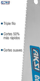 Serrucho ideal para CARPINTERÍA. Practico, Sencillo de Usar. Serrucho de Poda. Serruchos de Hoja ACERO Inoxidable Pertiga Podar Mango ERGONÓMICO