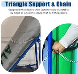 ▶ Soporte de acero con ruedas for cilindros de gas, 1 unidad. Carretilla de transporte portátil for tanques de oxígeno for uso industrial.