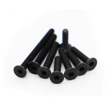 Mutai Tornillo hexagonal Allen DIN7991 M2 M2.5 M3 M4 M5 M6 M8 M10 M12 Grado negro 10.9 Tornillo hexagonal de acero con cabeza avellanada plana (Color : 16mm_M2.5 50pcs)