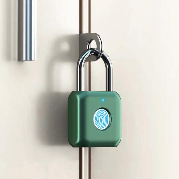 Candado de huellas dactilares eLinkSmart - Candado biométrico sin llave para gimnasio, casillero, casillero, unidades de almacenamiento, maletas