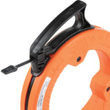 ▶ KLEIN TOOLS Guía jalacables de acero de 0.6 cm × 7.3 m, con diseño optimizado de la carcasa que reduce el esfuerzo de soltura Klein Tools