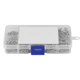 🔩 Tornillos autorroscantes, 800pcs Tornillos autorroscantes de la carpintería de la cabeza de la impulsión cruzada M2 4mm/5mm/6mm/8mm/10mm/12mm/16mm/20mm con la caja Tornillos de Cabeza Redonda