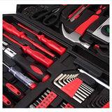 ▶ MALETIN CON RUEDAS  799 piezas robusto juego de herramientas con ruedas de aluminio, kit de herramientas para el hogar general, conjunto de herramientas de reparación automática caja de herramientas y ruedas