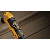 ▶ DEWALT Taladro atornillador en ángulo recto (sólo herramienta) 20V MAX* 3/8 pulgada DEWALT