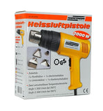 ▶ Soplador de aire caliente (2000 W, 4 piezas, 230 V, 50 Hz)